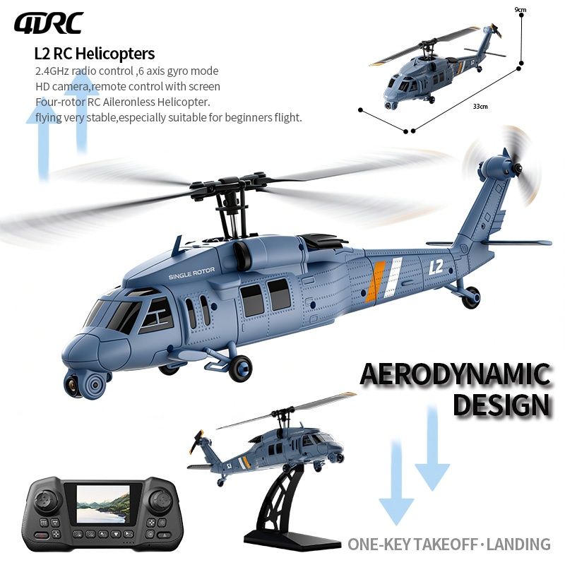 Elicottero RC 4DRC New L2 con  - Gyroscope Rc Module recensione e prezzo